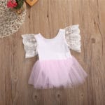 Baby Girl Lace Clothes Newborn Kids Toddlers Princess Tulle Dress Girls Baby Party Romper - Image 3