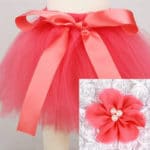 Baby Girl TUTU Skirts Flowers Headband Infants Skirts Suits Photography Ribbon Bow Ball Gown Girls Headband + Skirt  KD448 - Image 4