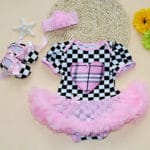 Baby Girls Romper Dresses Cute Love Heart Princess Baby Dress Valentines Girl Christening Gowns Party Baby Clothing Set - Image 5