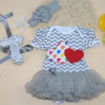 Baby Girls Romper Dresses Cute Love Heart Princess Baby Dress Valentines Girl Christening Gowns Party Baby Clothing Set - Image 6
