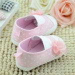 Baby Girls Shoes Cute Infant Toddler Flower Decoration Polka Dot Crib First Walkers Soft Sole Kid Girls Baby Shoes - Image 5