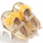 Baby Girls Shoes Sweet Bling Bling Sequins Wedding Party Shoes Sweet Lace Princess Kids Bebe Infant Crib Mary Jane Prewalkers - Image 5