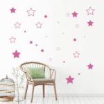 Baby Nursery Stars Wall Sticker Star Wall Decal Children Room Kids Room Wall Art Cut Vinyl Decor - Image 2