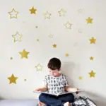 Baby Nursery Stars Wall Sticker Star Wall Decal Children Room Kids Room Wall Art Cut Vinyl Decor