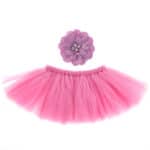 Baby Photography Props Newborn  Peacock Handmade Crochet Beanie Beaded Cap Baby Tutu Skirt with Headband  Photo Props - Image 2