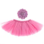 Baby Photography Props Newborn  Peacock Handmade Crochet Beanie Beaded Cap Baby Tutu Skirt with Headband  Photo Props - Image 2