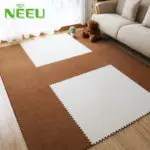 Baby Playing Puzzle Mats Suede Foam Floor Mat baby Crawling Pad Split Joint Play Mat 30*30cm for Child,kid Living Room,bedroom