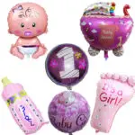 Baby Shower Air Balloons 1th Birthday Party Decoration Foil Balloons Baby Girl & Boy Happy Birthday Helium balls globos 6pcs/lot - Image 6