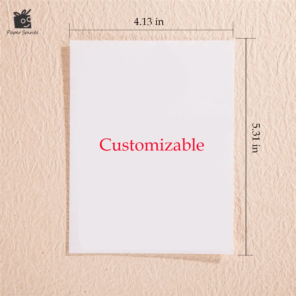 Baby Shower Christening Baptism Birthday Party Invitation Greeting Cards Postcards Printing Custom Baby Duck 50 PCS CW6007 - Image 5
