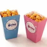 Baby Shower Favor Paper Popcorn Boxes  For Baby Shower Favors Party 6pcs - Image 5