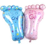 Baby Shower Foot Aluminum Foil Balloons 79x46cm Its a Boy/Girl Lovely Feet Balloon Birthday Party Baby Shower Wedding Decoration - Image 2