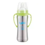Baby Stainless Steel Feeding Bottle Wide caliber 240ml Heat Preservation Nipple,Straw and Sippy Cup Screw  3 in 1 Bobei Elephant - Image 4