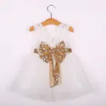 Baby girl dresses christening gown 2017 summer infants dress lace bow toddler baby princess birthday dress for baby girl clothes - Image 3