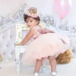 Baby girl dresses christening gown 2017 summer infants dress lace bow toddler baby princess birthday dress for baby girl clothes - Image 4
