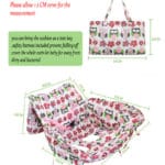Baby shopping cart cover safety Kids Trolley Cushion Pad with Safety belt soft comfortable baby care chair seat mat portable - Image 2