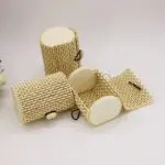 Bamboo Gift Box Oblong Curved Favor Boxes 12pcs Wedding Candy Box Marriage Cajas Baby Shower Party Presents Packaging Box - Image 4