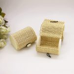 Bamboo Gift Box Oblong Curved Favor Boxes 12pcs Wedding Candy Box Marriage Cajas Baby Shower Party Presents Packaging Box - Image 5