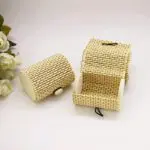 Bamboo Gift Box Oblong Curved Favor Boxes 12pcs Wedding Candy Box Marriage Cajas Baby Shower Party Presents Packaging Box - Image 5