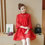 Beautiful Casual Summer Spring Maternity Dress for Pregnant Women Pregnancy Clothes with Lace Material for two sets