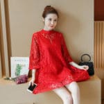 Beautiful Casual Summer Spring Maternity Dress for Pregnant Women Pregnancy Clothes with Lace Material for two sets - Image 3