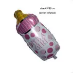 Big size 4pcs/lot Baby shower balloons "Its a girl" foil balloon baby pink balls helium ballons globos party supplies - Image 4