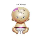 Big size 4pcs/lot Baby shower balloons "Its a girl" foil balloon baby pink balls helium ballons globos party supplies - Image 5