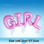 Boy girl connection Letter foil balloons children party decoration birthday party balloons inflatable air Balloon baby shower - Image 4