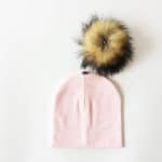 Brand Hat Faux Fur Ball Winter Baby Girl Cap Autumn Winter Hat For Boys Printing Children's Hats Caps - Image 2