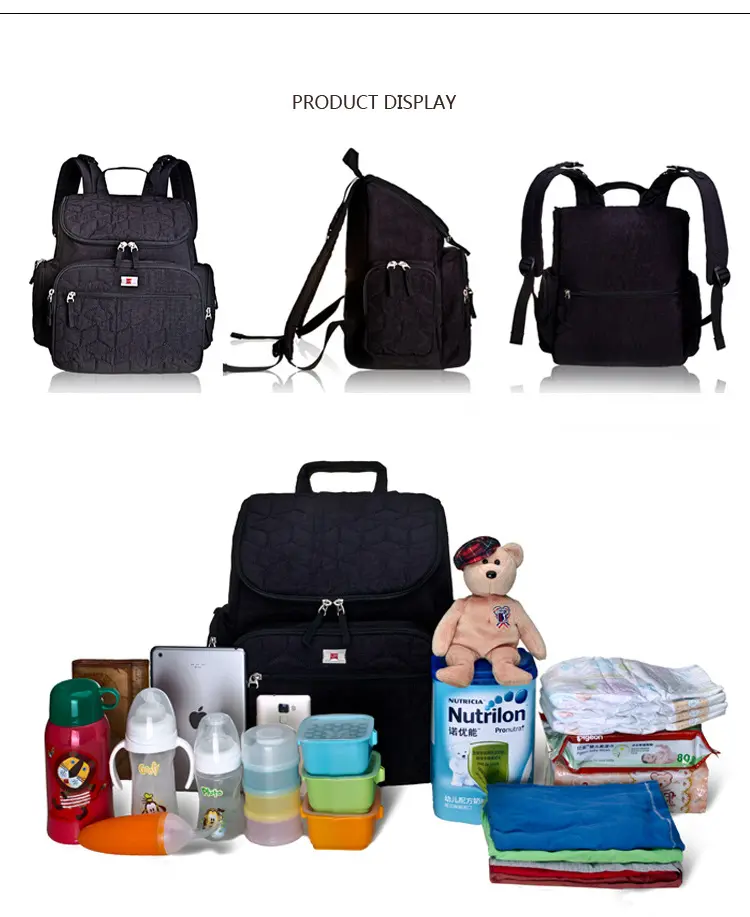 Brand High-Quality Bolsa Maternidade Baby Diaper Bags Baby Nappy Bags Mummy Maternity Bag Shoulder Backpack - Image 6