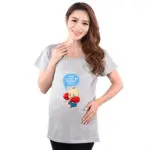 Brand Maternity T Shirts Casual Pregnancy Maternity Clothes Baby Peeking Out Funny Maternity Shirts  For Pregnant Woman Tees