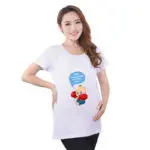 Brand Maternity T Shirts Casual Pregnancy Maternity Clothes Baby Peeking Out Funny Maternity Shirts  For Pregnant Woman Tees - Image 3