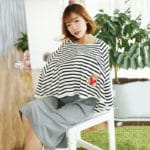Breathable Baby Breastfeeding Cover Mother Nursing Covers Pregnant Women's Clothing Plus Size Outdoor Striped Feeding Clothes - Image 2