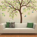 C198 big size Bird Cage Tree Nursery Wall Stickers Removable Vinyl Decal Kids Baby  room Decor wall art poster - Image 3
