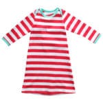 CANIS Brand Cotton High Quality Xmas Newborn Baby Girls Striped Pajamas Sleepwear Sleepsack Night Gown 0-24M