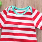 CANIS Brand Cotton High Quality Xmas Newborn Baby Girls Striped Pajamas Sleepwear Sleepsack Night Gown 0-24M - Image 3