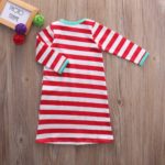 CANIS Brand Cotton High Quality Xmas Newborn Baby Girls Striped Pajamas Sleepwear Sleepsack Night Gown 0-24M - Image 6