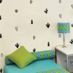 Cactus Wall Decals Woodland Tribal Cactus Wall Stickers for Kids Room Baby Nursery Decor Art Succulent and Cacti Wall Tattoo - Image 3