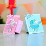 Candy Box Stroller Shape Party Baby Shower Favor Paper Gift Boxes Event & Party Supplies 12pcs