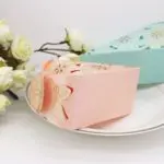 Carved Hollow Gold Foil Cake Triangle Candy Box European Creative Candy Box Wedding Favor Baby Shower Candy Boxes 4 Color - Image 2