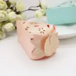 Carved Hollow Gold Foil Cake Triangle Candy Box European Creative Candy Box Wedding Favor Baby Shower Candy Boxes 4 Color - Image 3