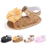 Casual 2017 Hot Selling New Trendy Autumn Children Baby Girls Shoes Newborn Toddler Crib Flower Soft Sole Anti-slip Sneakers - Image 6