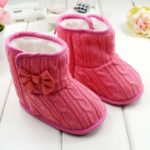 Casual Newborn Toddler Baby Bowknot Soft Crib Sole Winter Autumn Keep Warm Anti-slip Shoes Girls Boys Fashion New Arrival Boots - Image 3