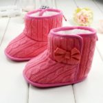 Casual Newborn Toddler Baby Bowknot Soft Crib Sole Winter Autumn Keep Warm Anti-slip Shoes Girls Boys Fashion New Arrival Boots - Image 4