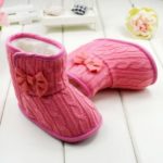 Casual Newborn Toddler Baby Bowknot Soft Crib Sole Winter Autumn Keep Warm Anti-slip Shoes Girls Boys Fashion New Arrival Boots - Image 5
