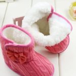 Casual Newborn Toddler Baby Bowknot Soft Crib Sole Winter Autumn Keep Warm Anti-slip Shoes Girls Boys Fashion New Arrival Boots - Image 6