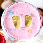 Charming Baby Handprint Footprint DIY Package Keepsake Preserves Priceless Memories Non Toxic Safe Clay Great Baby Shower Gift - Image 3