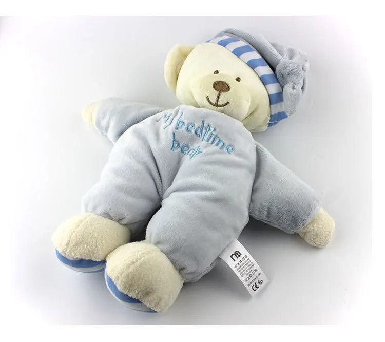 Children's Christmas Gifts 30cm Pink Blue Bear Soft Plush Toy Sleep Bear Baby Placate Toy Gifts for Girls - Image 5