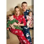 Christmas Pajamas Romper For Newborn Baby Kids Deer Printed Nightwear Long Sleeve Romper Xmas Jumpsuit Clothing - Image 3