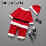 Christmas baby clothes santa claus costume for baby boys newborn bebe rompers for new year - Image 2