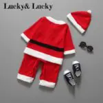 Christmas baby clothes santa claus costume for baby boys newborn bebe rompers for new year - Image 2